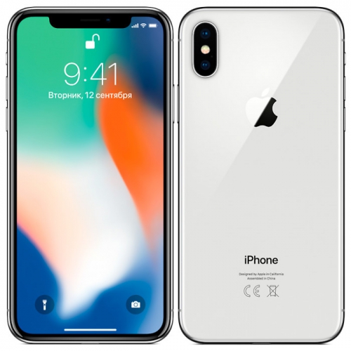 Apple iPhone X 64Gb Silver