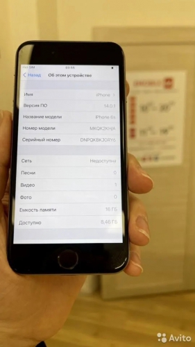 Apple iPhone 6s 16Gb Space Gray б/у