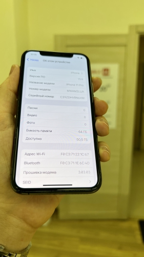Apple iPhone 11 Pro 64Gb Space Gray б/у идеал