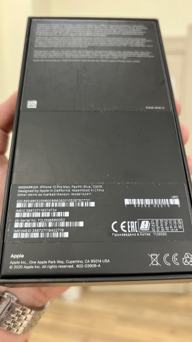 Apple iPhone 12 Pro Max 128Gb Pacific Blue б/у идеал