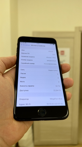 Apple iPhone 7 Plus 32Gb Black б/у