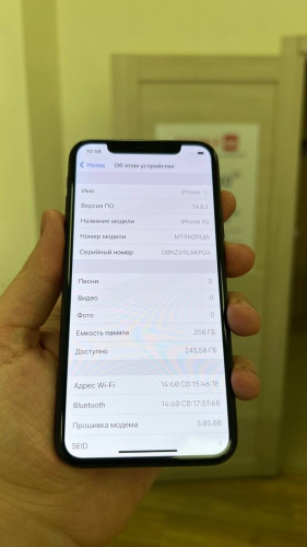 Apple iPhone Xs 256Gb Space Gray б/у идеал