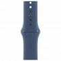 Часы Apple Watch SE 2024, 40 мм, корпус из алюминия серебристого цвета, спортивный ремешок джинсового цвета, размер S/M (MXEC3)