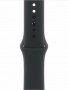 Часы Apple Watch Series 10, 42 мм, корпус из алюминия цвета «чёрный оникс», спортивный ремешок чёрного цвета, размер S/M (MWWE3)