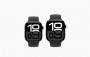 Часы Apple Watch Series 10, 42 мм, корпус из алюминия цвета «чёрный оникс», спортивный ремешок чёрного цвета, размер S/M (MWWE3)