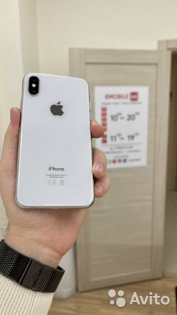 Apple iPhone X 64Gb Silver уценка (без face id)