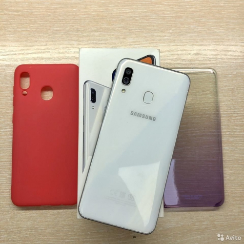 Samsung Galaxy A30 (2019) 32GB White (SM-A305F/DS) б/у